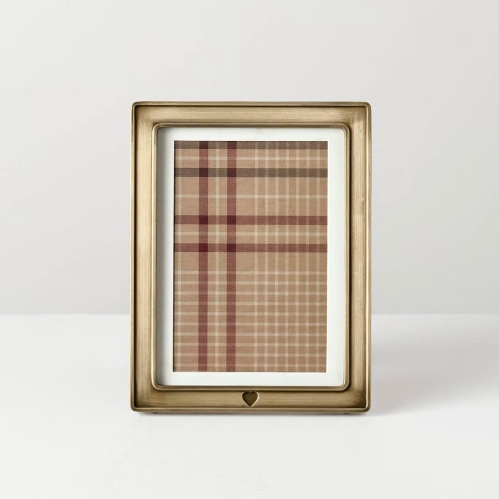 4"x6" Brass Finish Heart Frame - Hearth & Hand™ with Magnolia